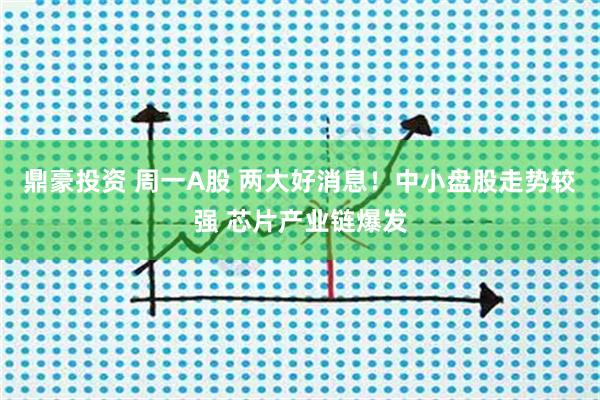 鼎豪投资 周一A股 两大好消息！中小盘股走势较强 芯片产业链爆发